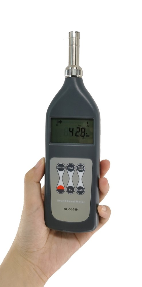Digital Handheld Impulse Integrating Sound Level Gauge Range 25dB~130dB (A)