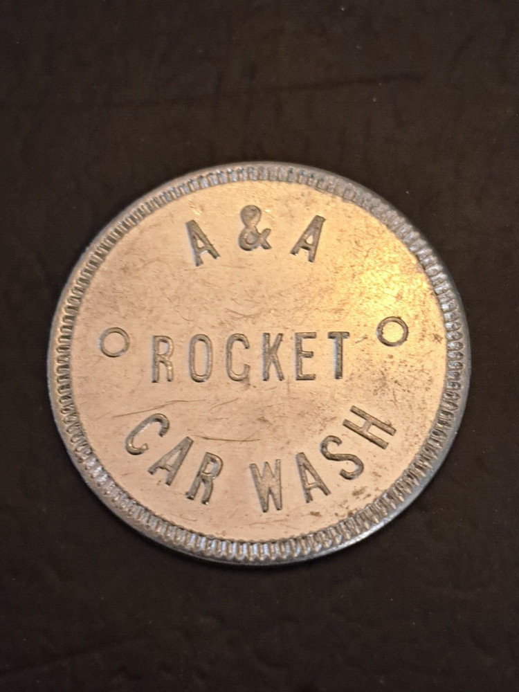 A & A ROCKET CARWASH TOKEN PB1027