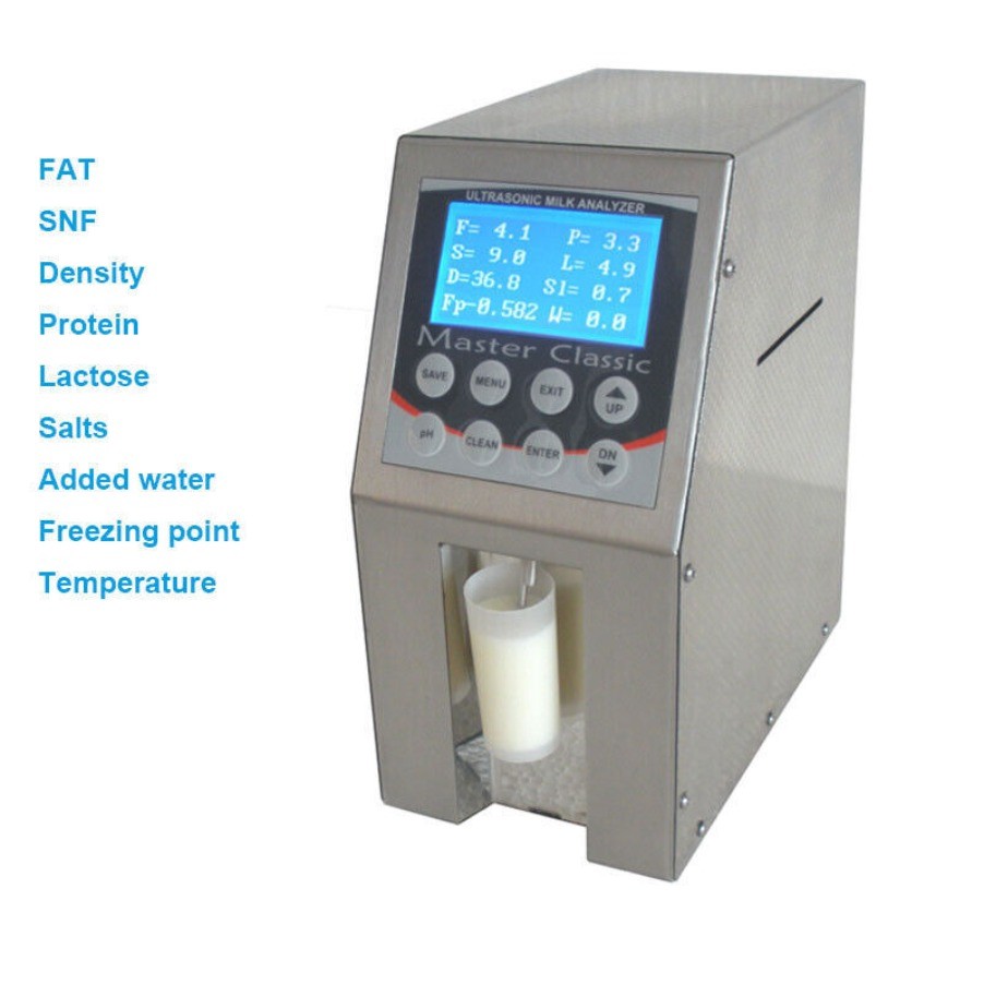 LM2 Milk Analyzer Dairy Composition Test Milk Fat Proteins PH Detection+ Printer