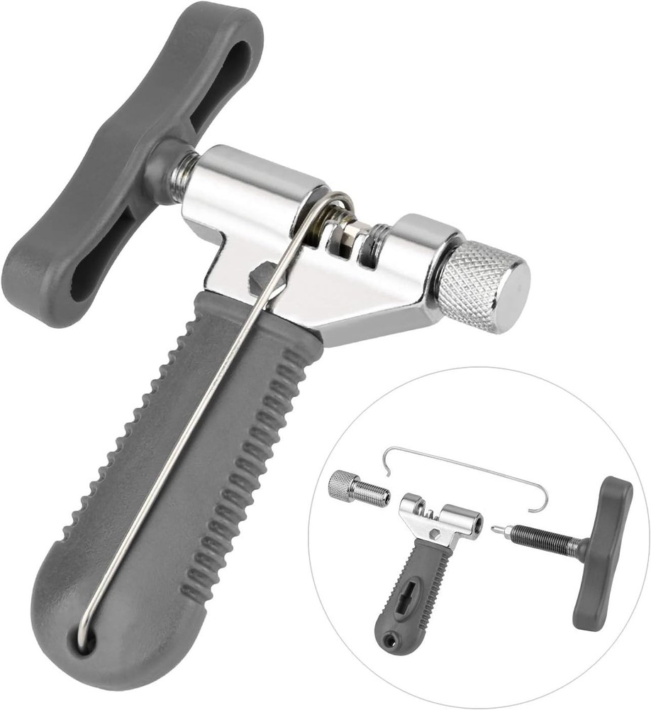 Bike Repair Chain Tool Set, Chains Checker Silver, Grey