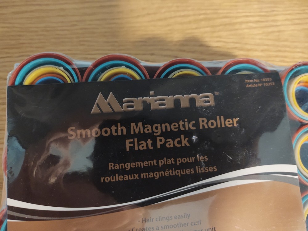 Hair Curlers Rollers Professional Pack Set Marianna Smooth Magnetic Roller Flat