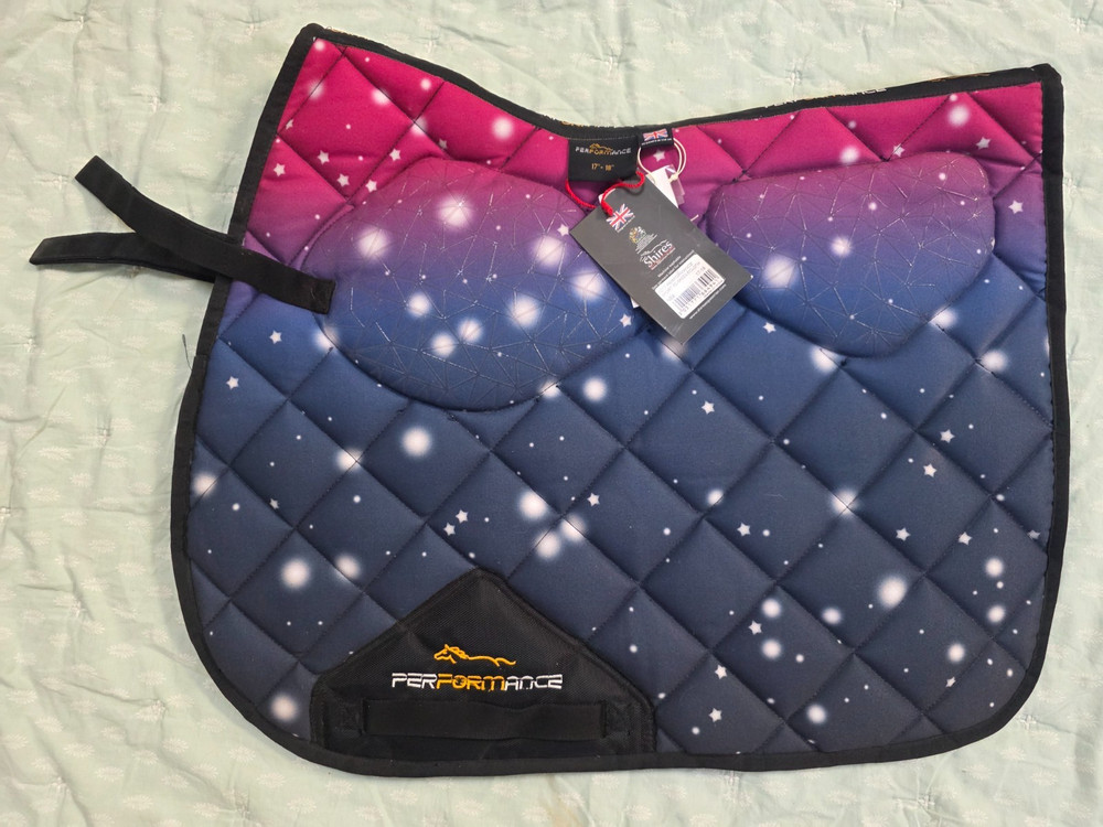 Cross Country Saddle Pad - Nebula Print