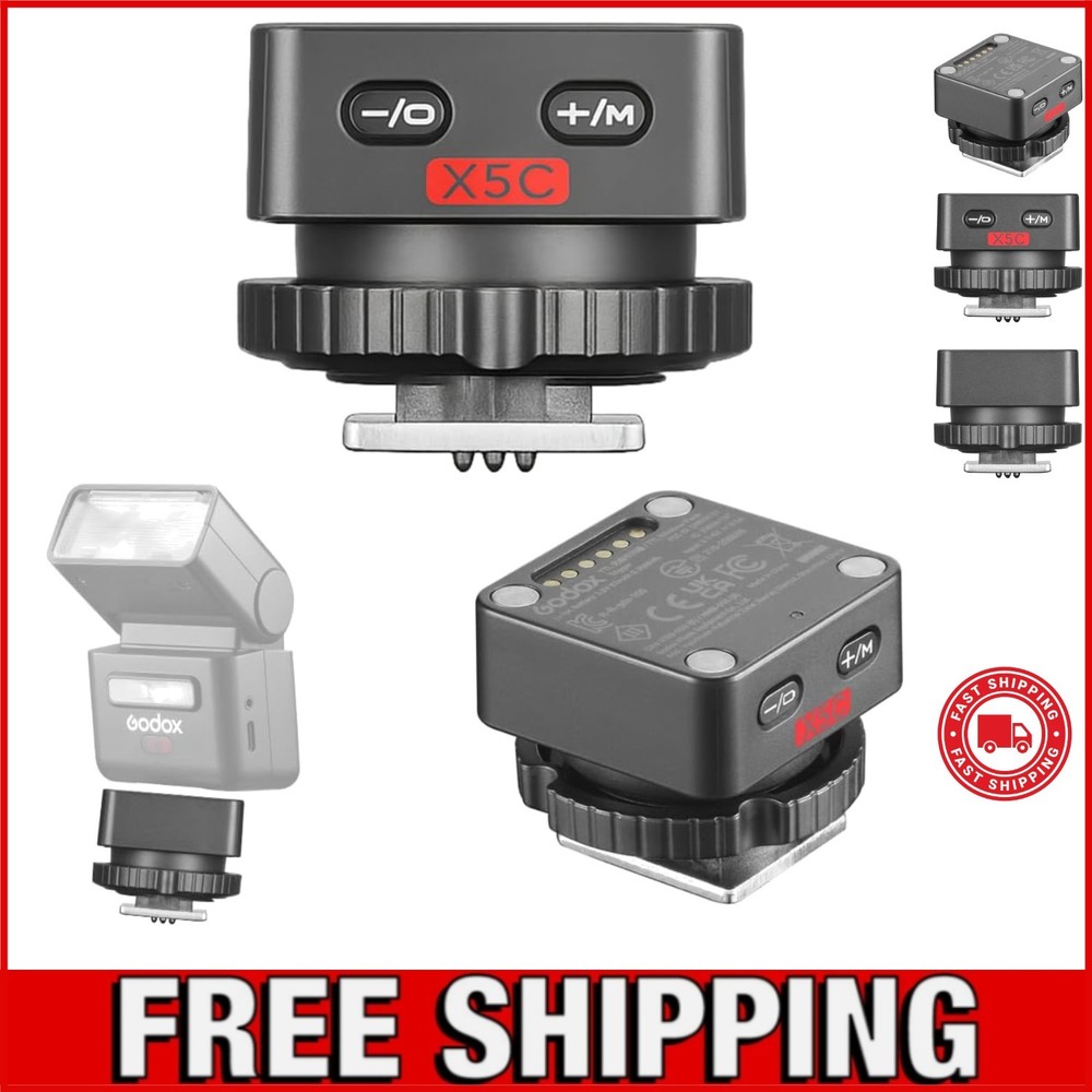 Versatile X5C TTL Flash Trigger - Canon Compatible, Supports Multiple Flashes