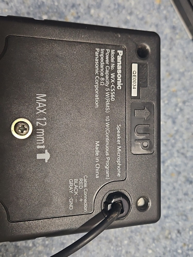 Panasonic Attune MICROPHONE OR SPEAKER WX-CS560