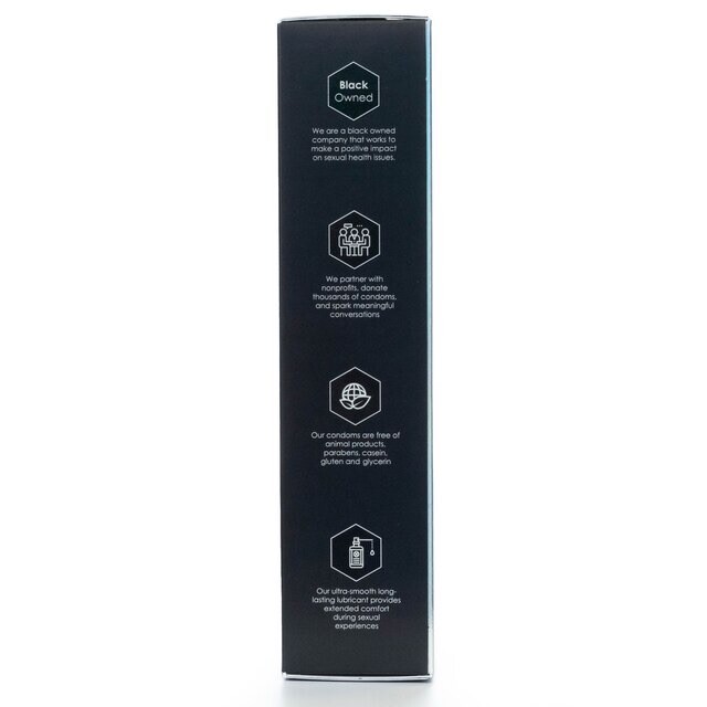 B Condoms Lubricated Platinum XL