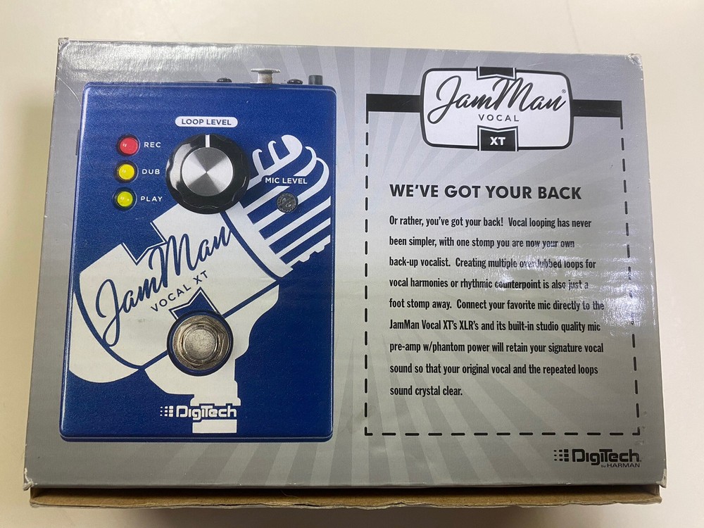 Digitech Jamman Vocal XT Vocal Effects Pedal Sing Microphone Studio Pa
