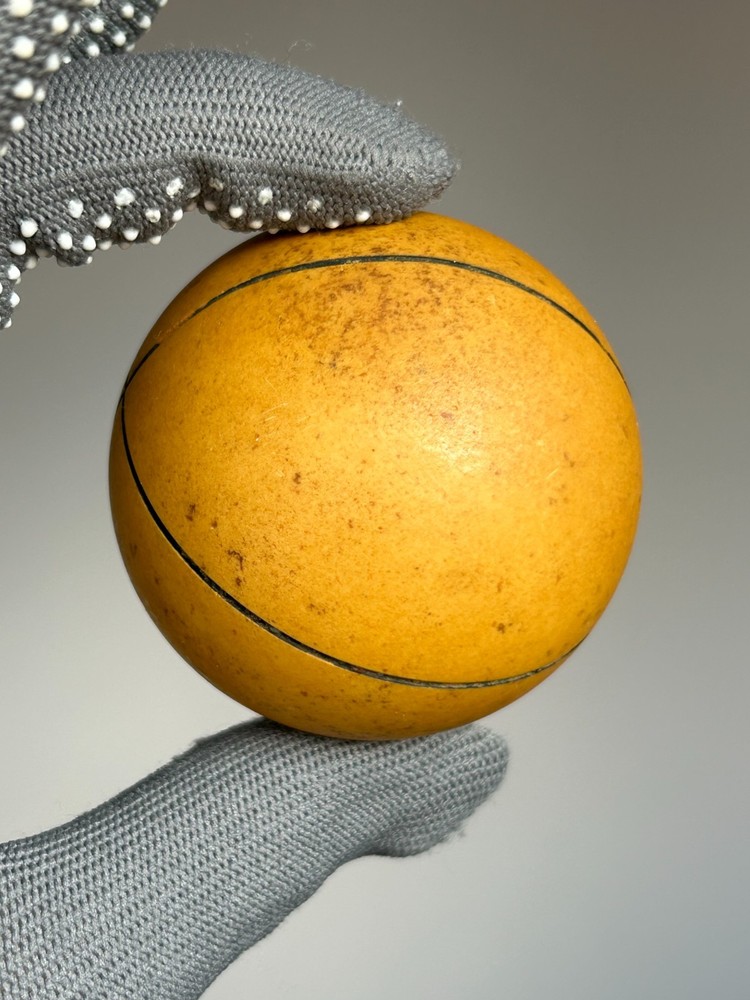 Vintage old soviet billiard balls USSR billiard.