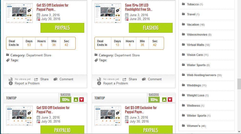Best Coupon Site with Affiliate Link - Free Installation + Hosting