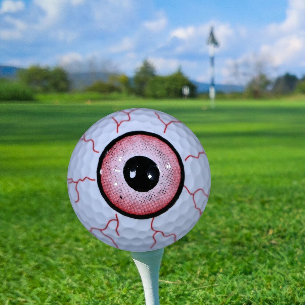 Red Eyeball Golf Balls 12 Pack - Perfect Gift Idea!