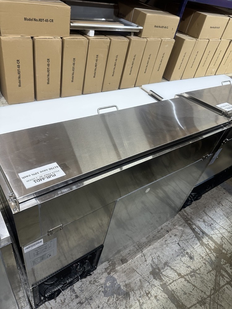 1 DOOR REFRIGERATED PIZZA PREP TABLE 48"