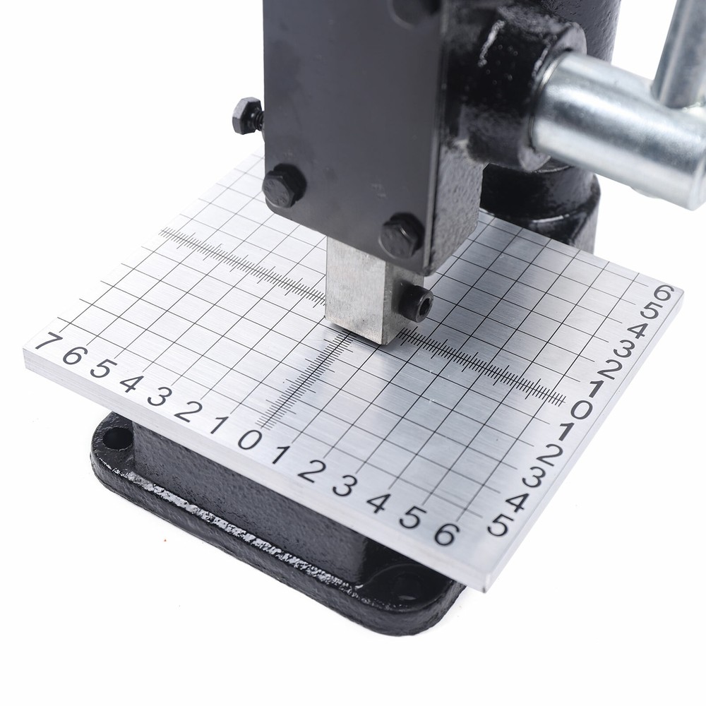 Leather Hole Punching Machine Manual DIY Embossing Press Leather Imprinting Tool