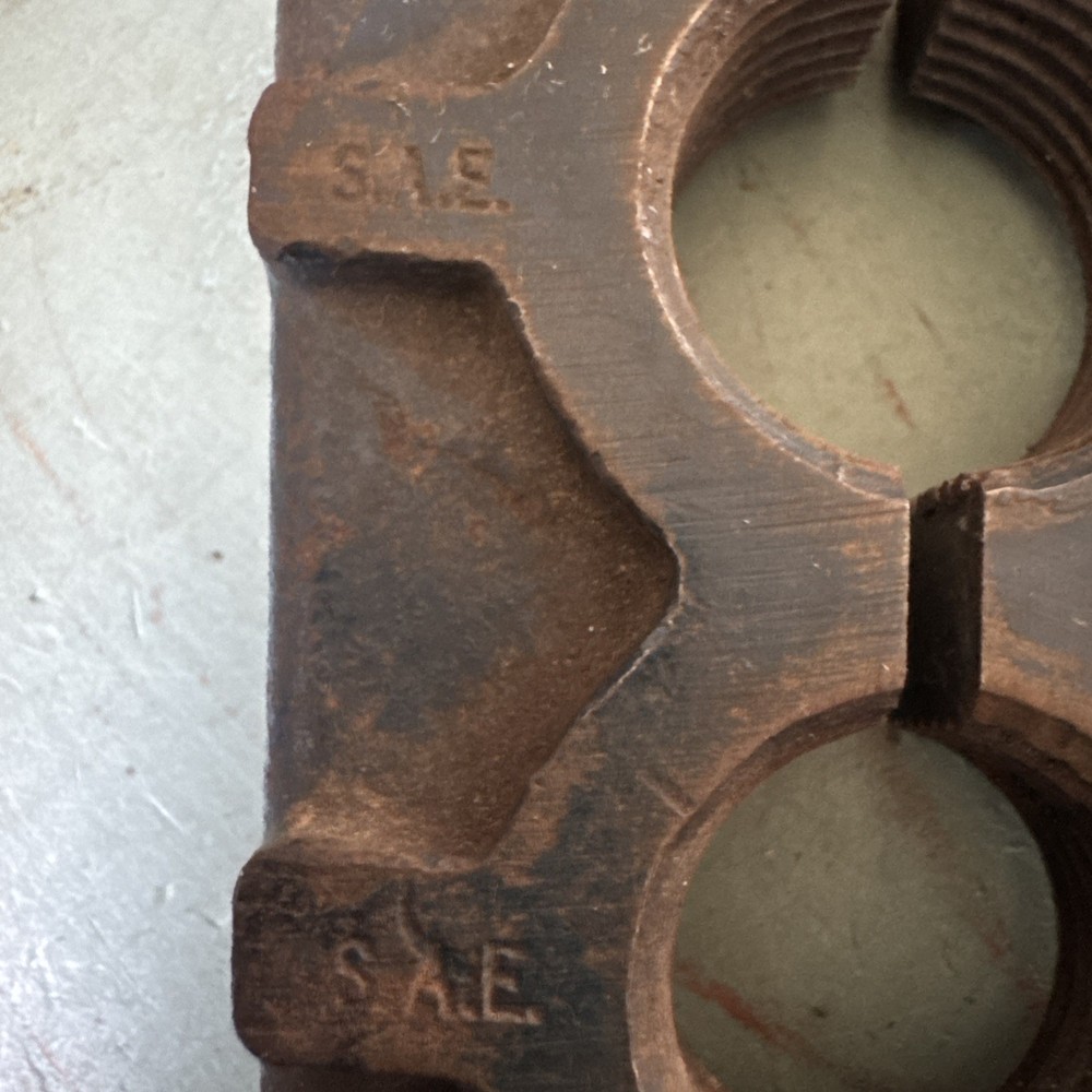 Vintage Handheld National Machine & Tool Threading Die Blue