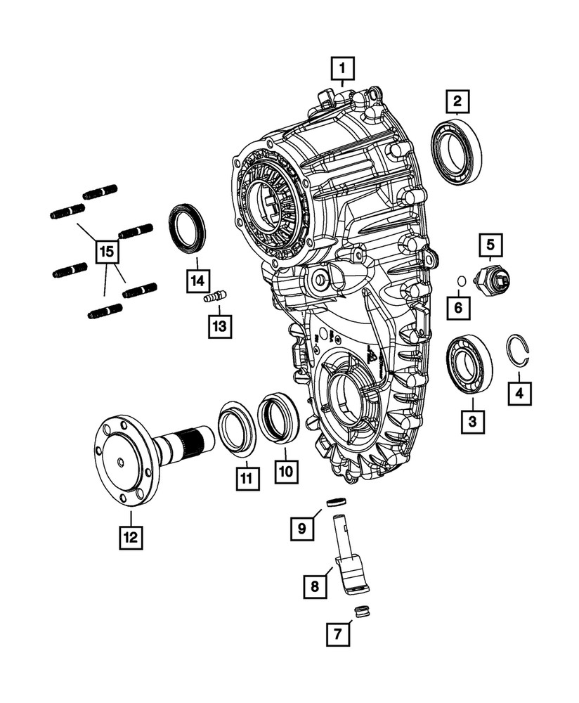 Genuine Mopar Front Case Half 68210219AB