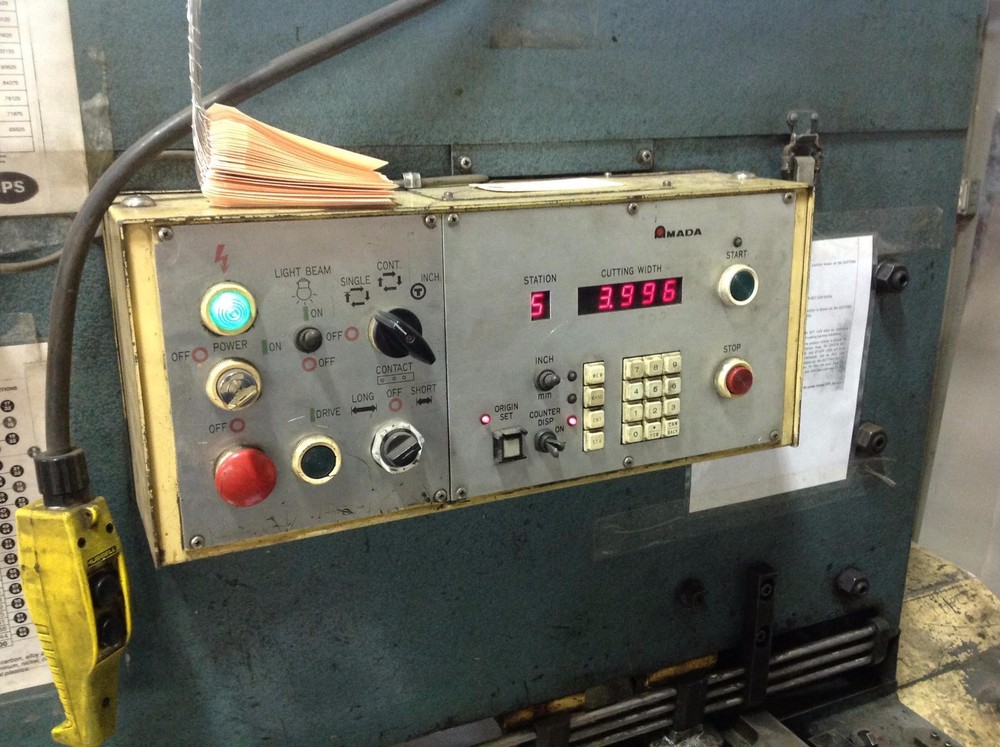 1/4" X 10' Amada Shear - Fabricating Machinery