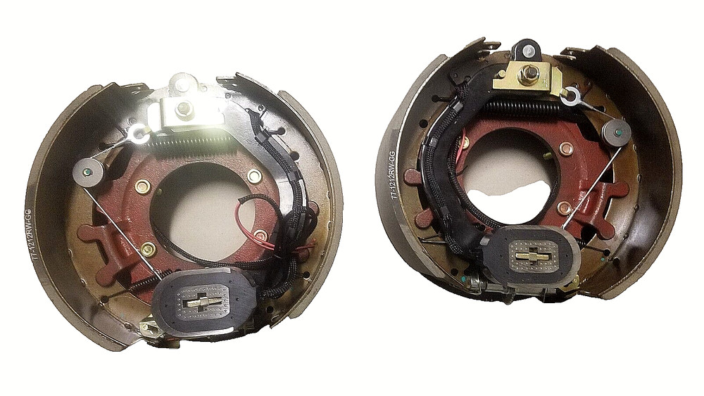 PAIR Rockwell (Quality Axle) 12K to 16K Electric Trailer Brake 12-1/4" x 5" L+R
