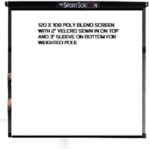 Golf Simulator Screen/ Sports Screen Retractable Net.**POLY SPACER*EASY INSTALL*