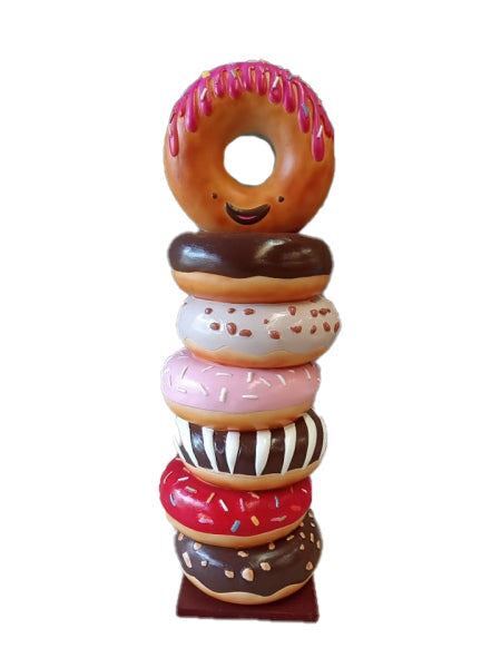 Small Stacked Donuts Over Sized Statue Restaurant Prop Display Theme Decor