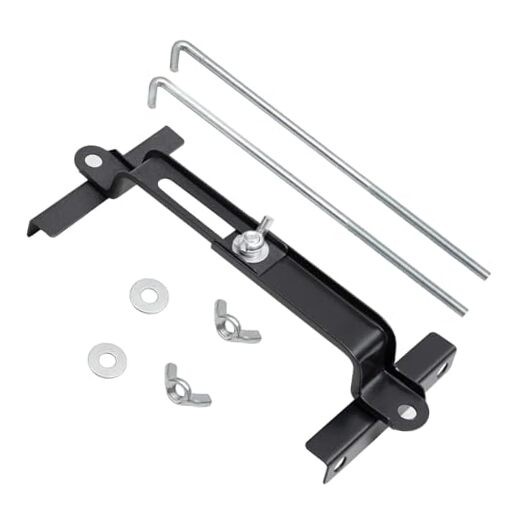 Adjustable Battery Hold Down, Universal Adjustable Battery Crossbar with J