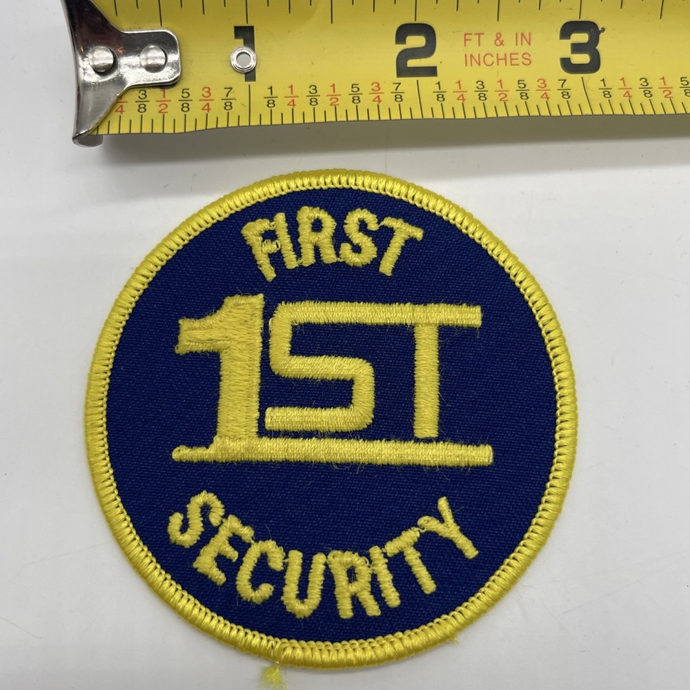 First Security Company 1st Security ERROR Patch Security Guard 3” Round