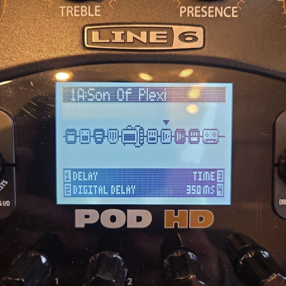 LINE6 POD HD Black Guitar Multi Effector