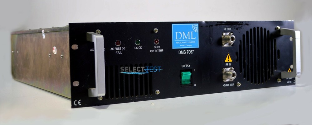 DML MICROWAVE DMS-7067 HIGH POWER AMPLIFIER 50 dB GAIN ***LOOK***  (REF.: 014G)