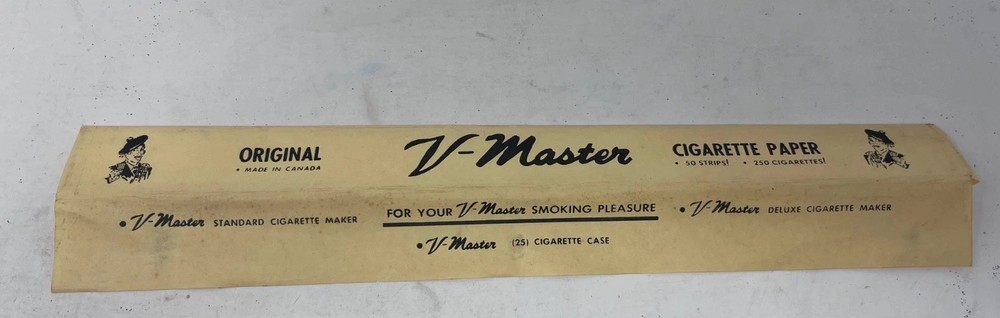 Vintage V MASTER Cigarette Maker Original Box Untested 1950’s