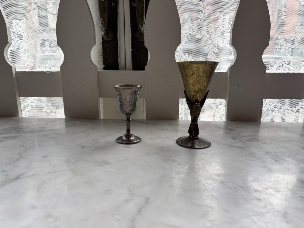 Silver Antique Cups 31pc