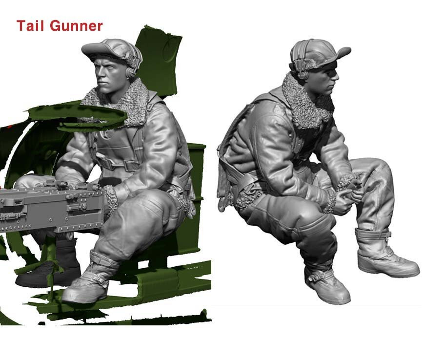 Legend 4816 1/48 B-17 Crew Set (8 Figures)