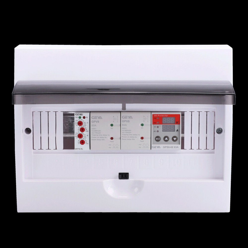 GEYA Tuya Smart Wifi Timer Relay Switch 2/4P Wireless Remote Control 63A AC220V