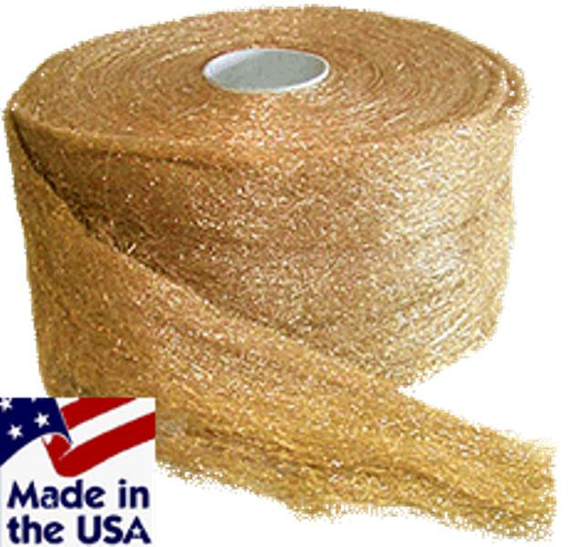 Brass Wool Roll 5 LB - Grade Medium