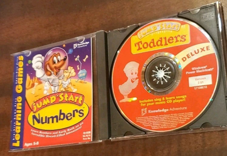 JumpStart Kids Learn Numbers & Early Math Cd-Rom 1998 Win98 Mac