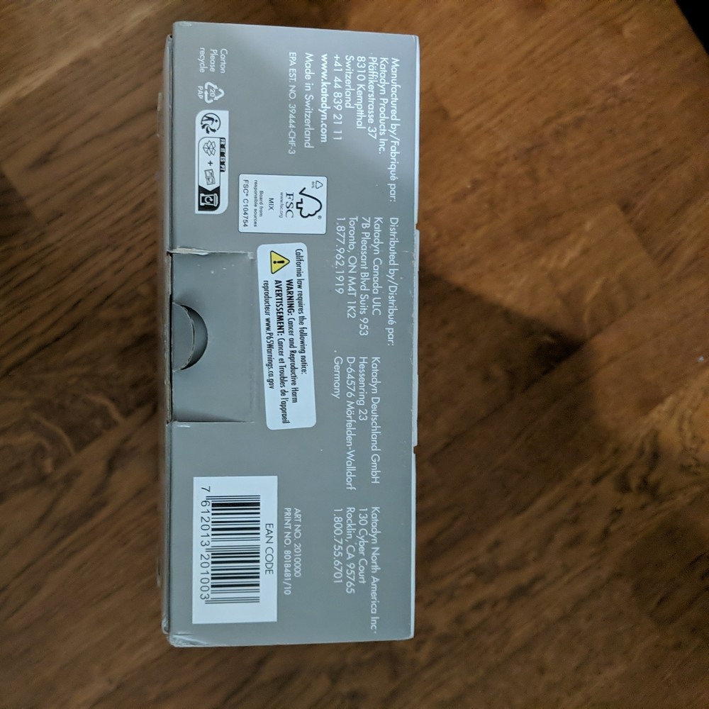 Katadyn Pocket Water Filter for Backpacking, Group Camping & Emergency