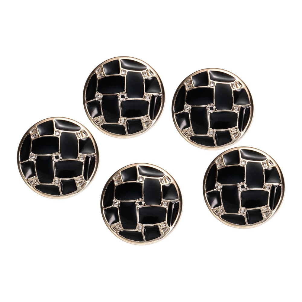 5pcs Gold Pearl Button 21mm 0.43" Thick Sewing Button Style C