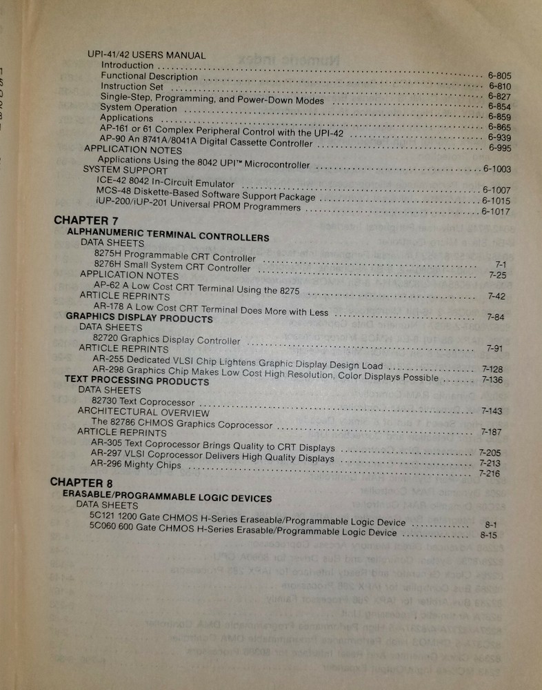 USED 1986 Intel Microsystems Components Handbook Vol. II