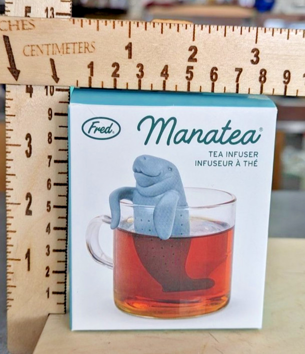 Fred Manatea Silicone Tea Infuser For Loose Leaf Tea Fun Manatee Design