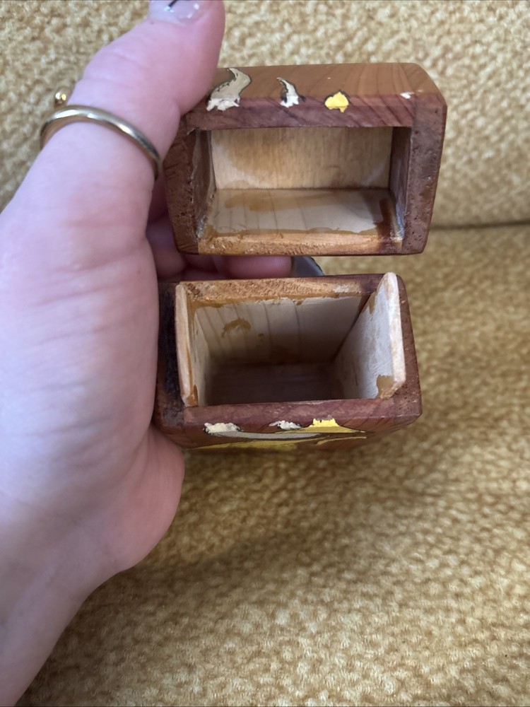 Beautiful Hand Painted Vikings Cigarette Box