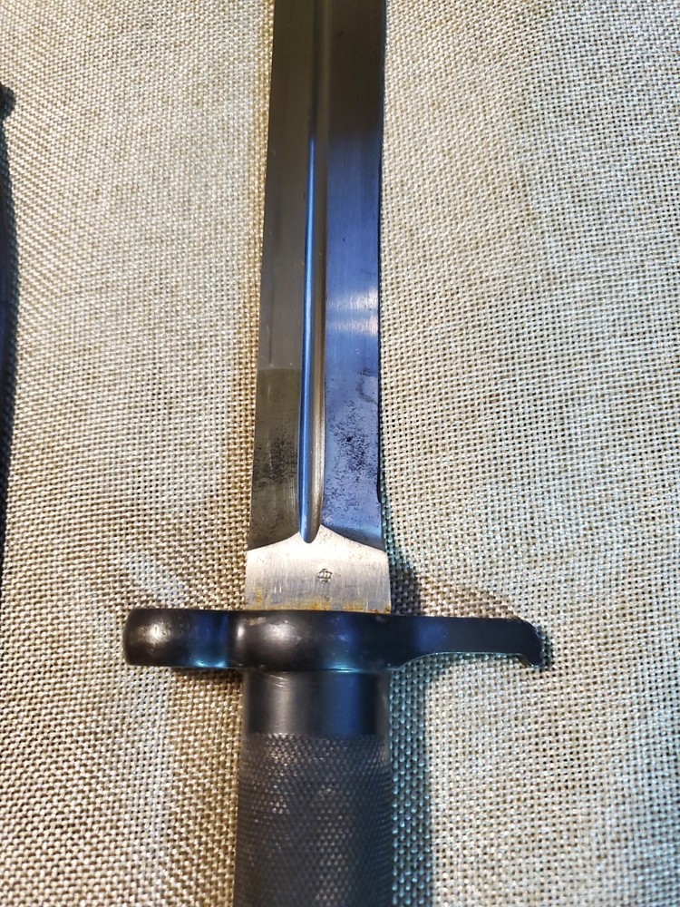 SWEDISH M1896 EJ AB CROWN & ANCHOR BAYONET & SCABBARD