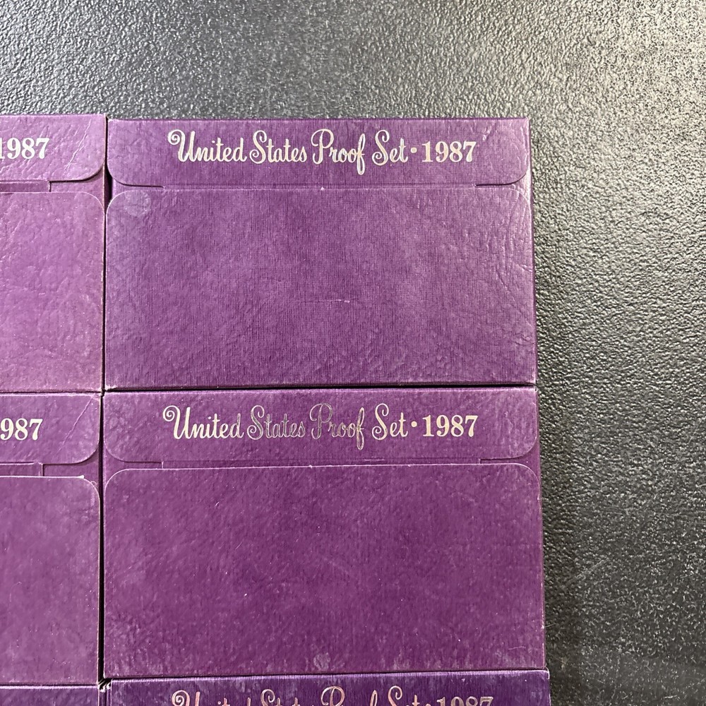 1987-S Clad Proof Sets LOT OF 10
