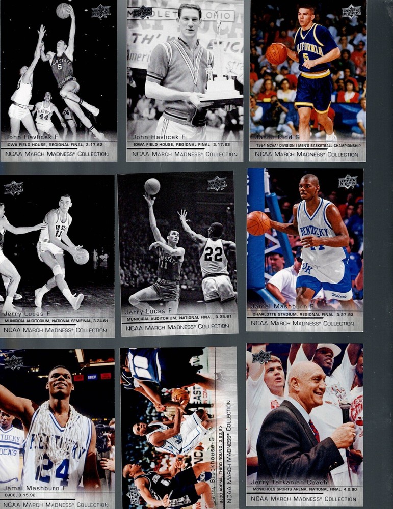 2014-15 UPPERDECK NCAA MARCH MADNESS BASKETBALL COMPLETE YOUR SET U PICK