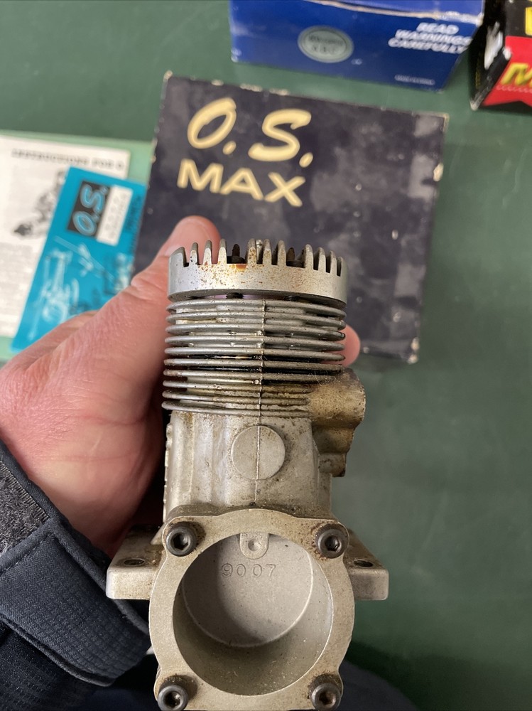 OS MAX 90 90F SR 2-CYCLE R/C MODEL AIRPLANE ENGINE Untested