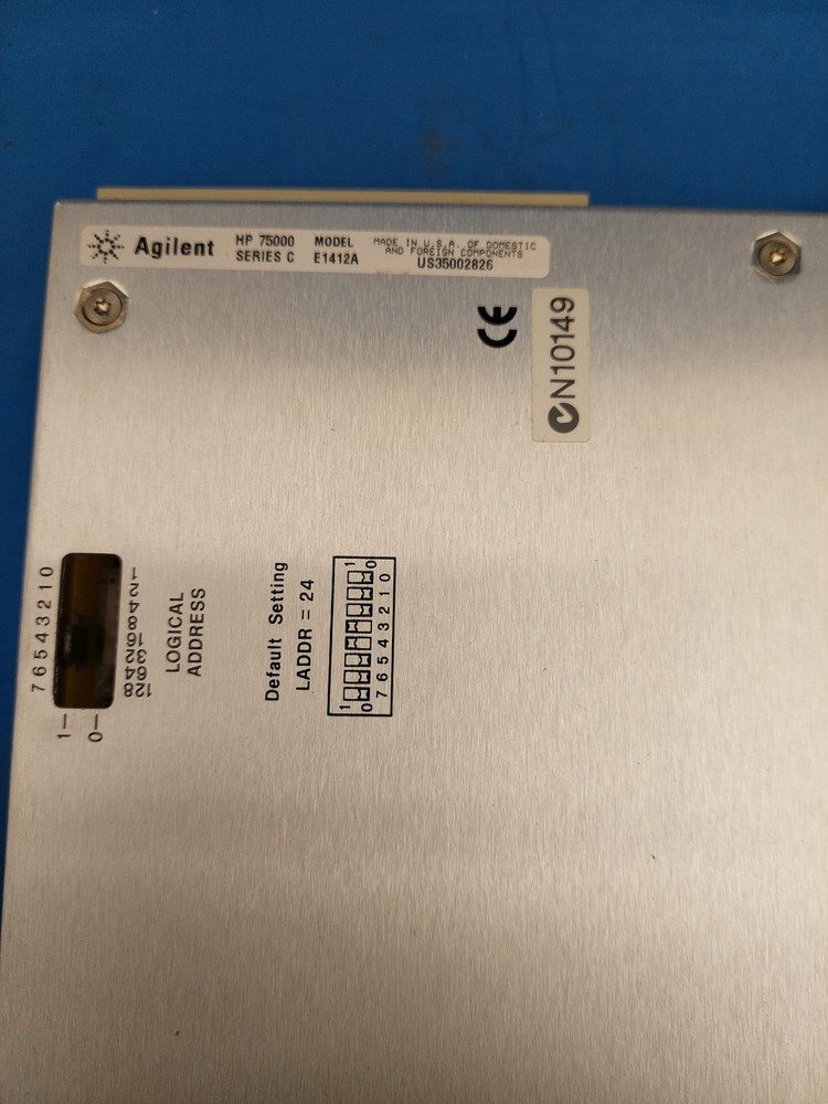 Agilent Technologies E1412A 75000 Series C 6-1/2-Digit Multimeter AS-IS,UNTESTED