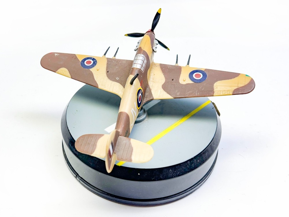 Spitfire & Hurricane models on stands Moving elements Working Wai-Dick toys