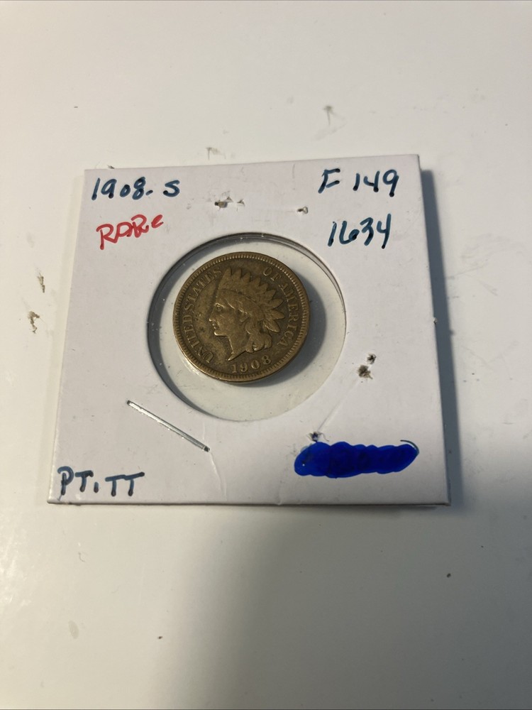 1908 s indian head penny