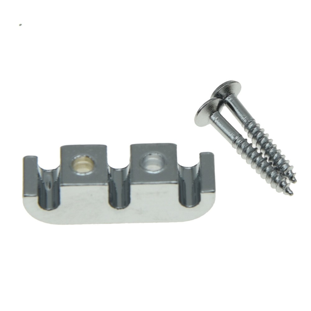 KAISH Bass String Tree Retainer with Mouting Screws Gold/Chrome/Black