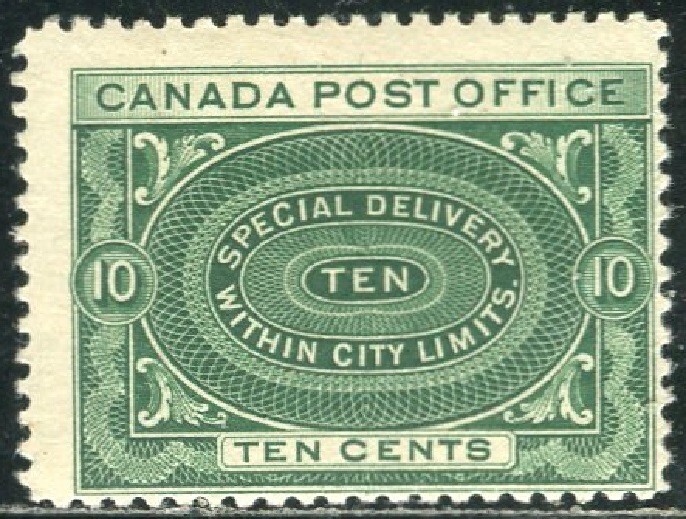 AO65-  Canada Special Delivery Stamp Scott #E1 Mint NH