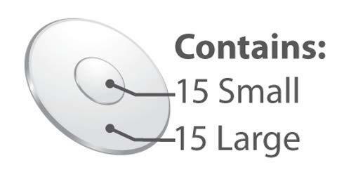 Crafters Workshop TrueCut Non-Slip Ruler Grips, 30/Pkg