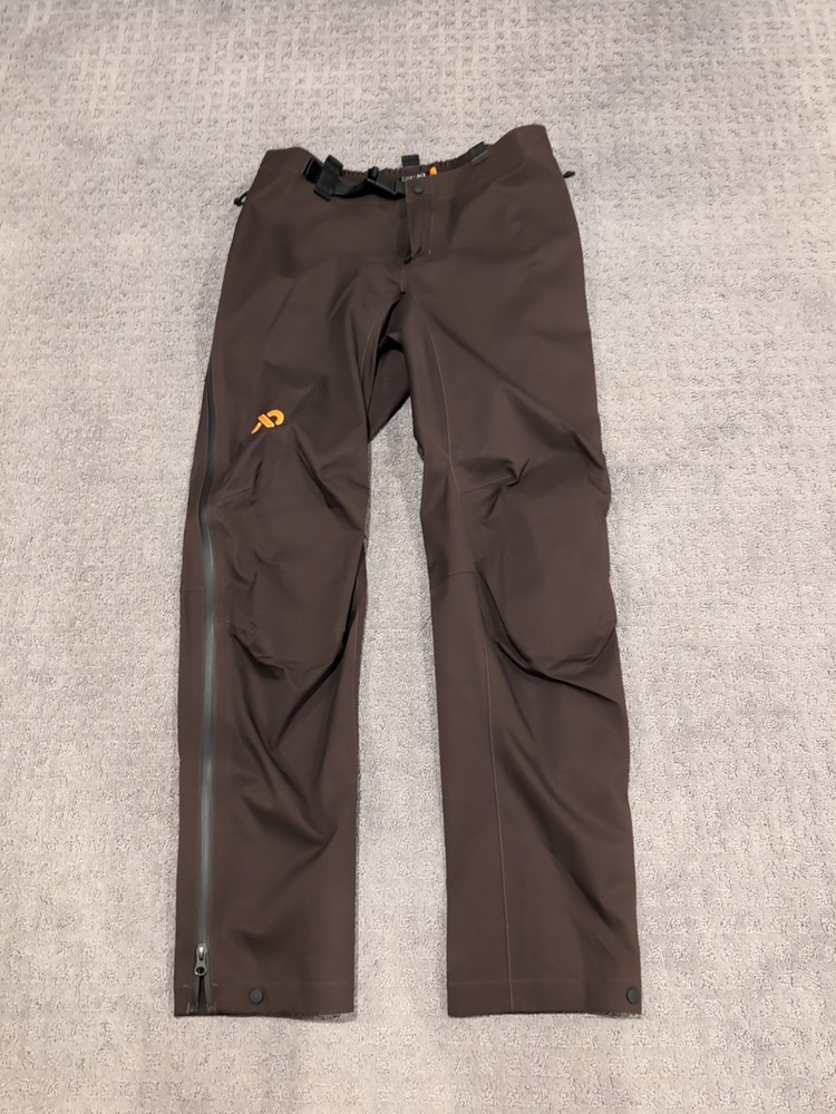 First Lite Boundary Stormtight Rain Pants Medium Terra Excellent Free Ship!