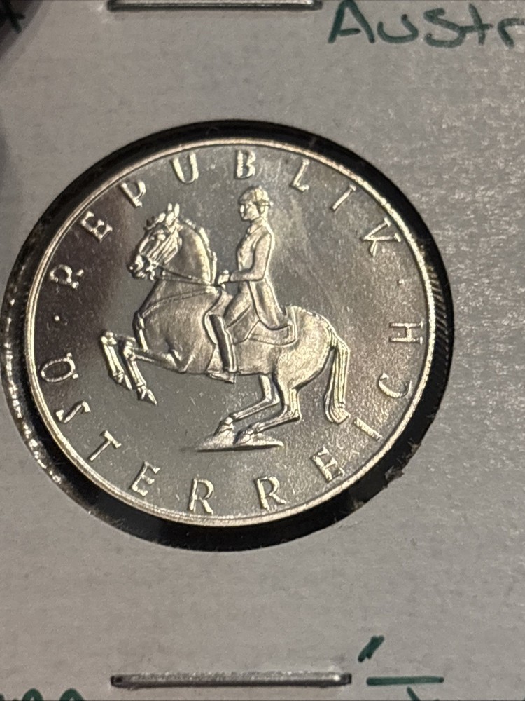 1964 Austria 5 Schilling Proof Silver “jun25”