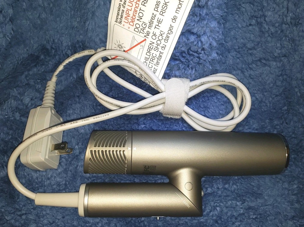 Maxfoxe Professional Foldable Hair Dryer High-Speed Lightweight Grey 1400W Ionic