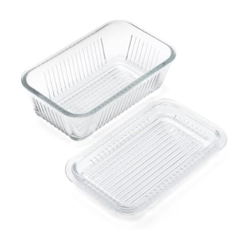 Multi Function Butter Dish, 6Inch, Clear